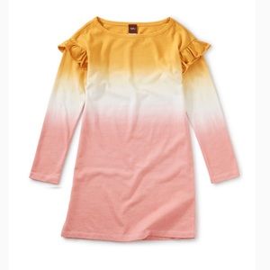 Tea Collection Dip Dye Ruffle Dress